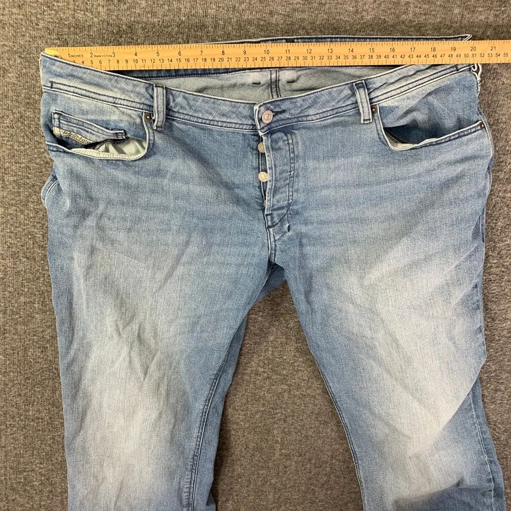 Diesel Zatiny Jeans Men 40x32 Button Fly Bootcut Wide leg Y2K Biker Rocker